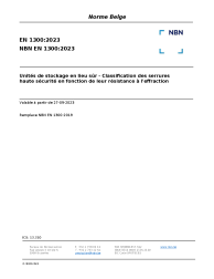 NBN EN 1300:2023