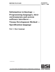 BS ISO/IEC 13817-1:1996