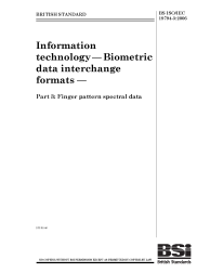 BS ISO/IEC 19794-3:2006