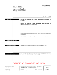 UNE 137003:2003 (R2015)
