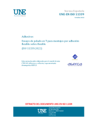 UNE-EN ISO 11339:2022