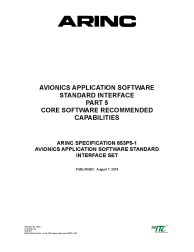 ARINC Specification 653P5-1:2019
