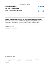 NBN EN ISO 22510:2020