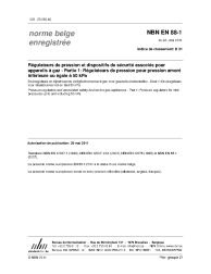 NBN EN 88-1:2011