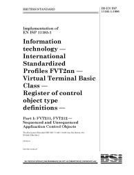 BS EN ISP 11185-1:1996