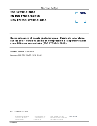 NBN EN ISO 17892-9:2018