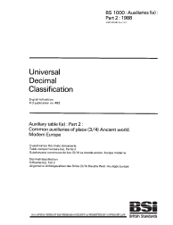 BS 1000 Auxiliaries I(e)-2:1988