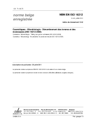 NBN EN ISO 16212:2011