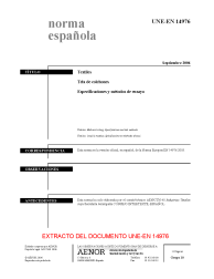 UNE-EN 14976:2006 (R2021)