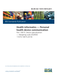 BS EN ISO 11073-10415:2011
