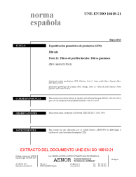 UNE-EN ISO 16610-21:2013