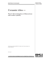 BS EN ISO 10545-2:1997