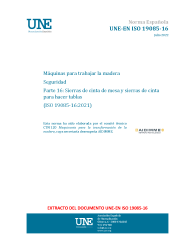 UNE-EN ISO 19085-16:2022