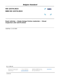 NBN ISO 22574:2023