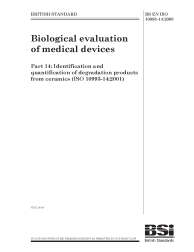 BS EN ISO 10993-14:2009