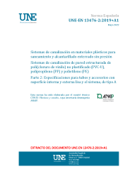 UNE-EN 13476-2:2019+A1:2022