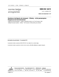 NBN EN 16072:2011