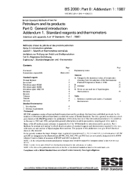 BS 2000-0:Addendum No. 1:1987