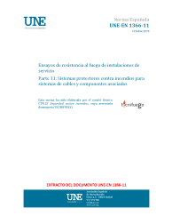 UNE-EN 1366-11:2019
