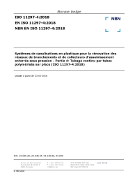 NBN EN ISO 11297-4:2018