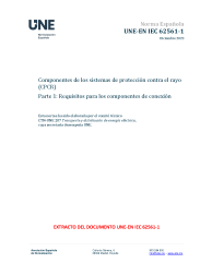 UNE-EN IEC 62561-1:2023