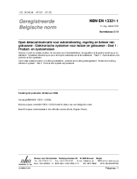 NBN EN 13321-1:2006