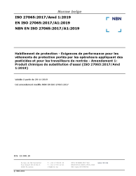 NBN EN ISO 27065:2017/A1:2019