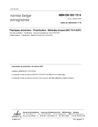 NBN EN ISO 7214:2007