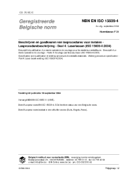 NBN EN ISO 15609-4:2004