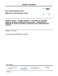 NBN ISO 1709:2018/A1:2023