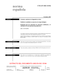 UNE-EN ISO 15194:2009 (R2014)