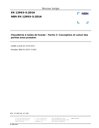 NBN EN 12953-3:2016