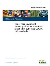 PD CEN/TR 16099:2010