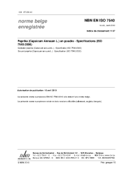 NBN EN ISO 7540:2010
