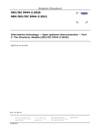 NBN ISO/IEC 9594-2:2021