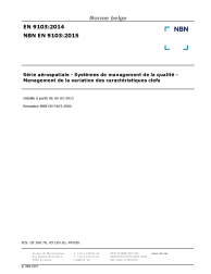 NBN EN 9103:2015