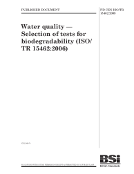 PD CEN ISO/TR 15462:2009