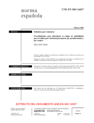 UNE-EN ISO 14327:2005