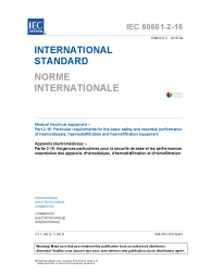 IEC 60601-2-16:2018