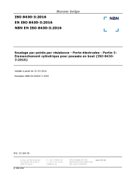 NBN EN ISO 8430-3:2016