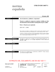 UNE-EN ISO 16017-1:2001 (R2011)