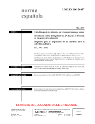 UNE-EN ISO 20837:2007