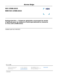 NBN ISO 23588:2023