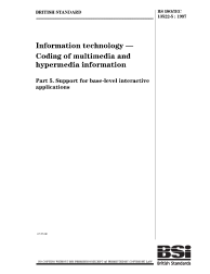BS ISO/IEC 13522-5:1997
