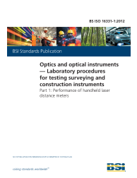BS ISO 16331-1:2012
