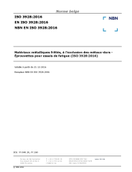 NBN EN ISO 3928:2016