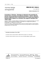 NBN EN ISO 10846-5:2009
