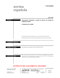 UNE 82502:2007