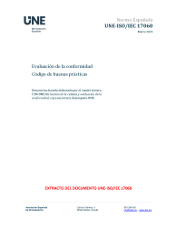 UNE-ISO/IEC 17060:2023