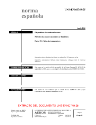 UNE-EN 60749-25:2004